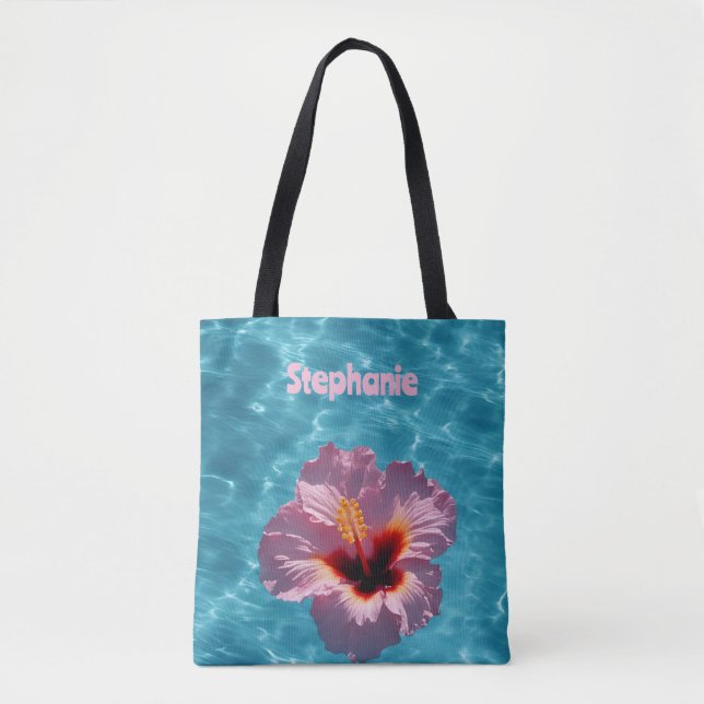 Hibiscus Summer Tote Bag (Front)
