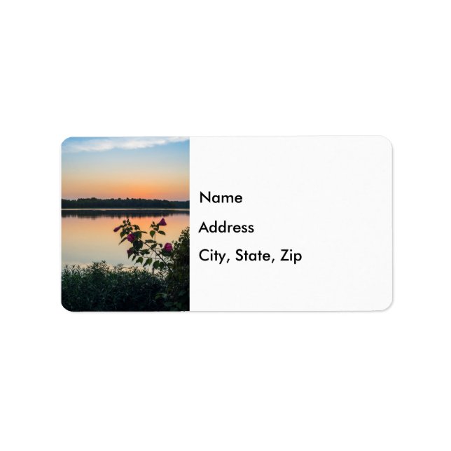 Hibiscus Sunrise Address Labels (Front)
