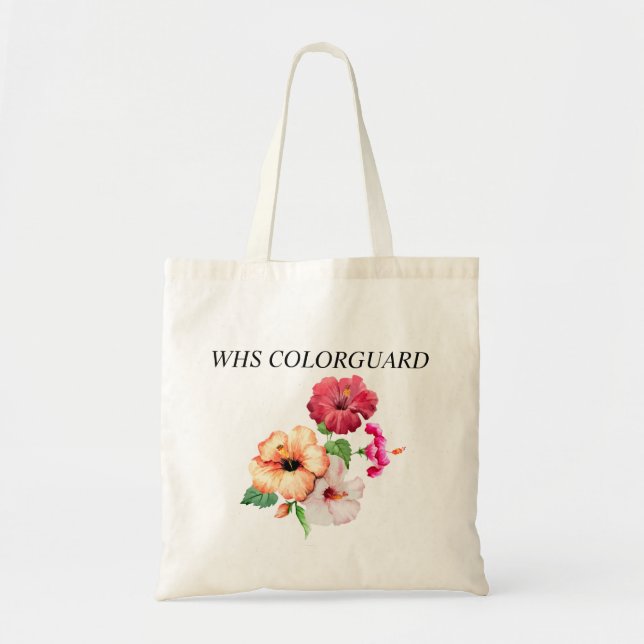 Hibiscus Tote Bag (Front)