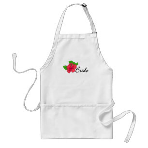 Hibiscus Tropical BRIDE Adult Apron