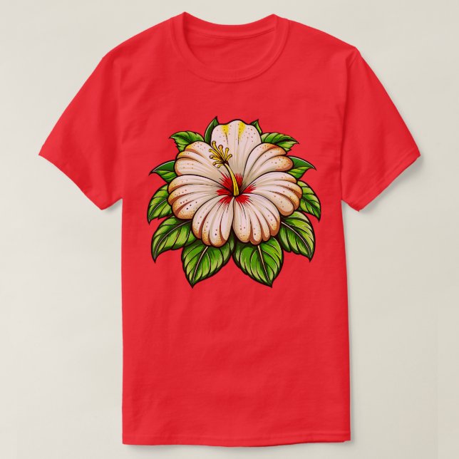 Hibiscus TShirt 7 (Design Front)