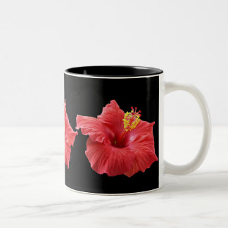 hibiscus Two-Tone coffee mug