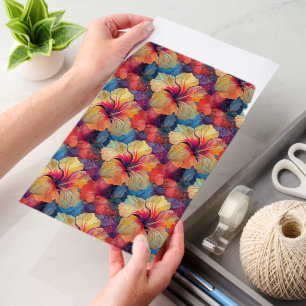 Hibiscus - Watercolor Decor Blossoms 1 Envelope Mailers