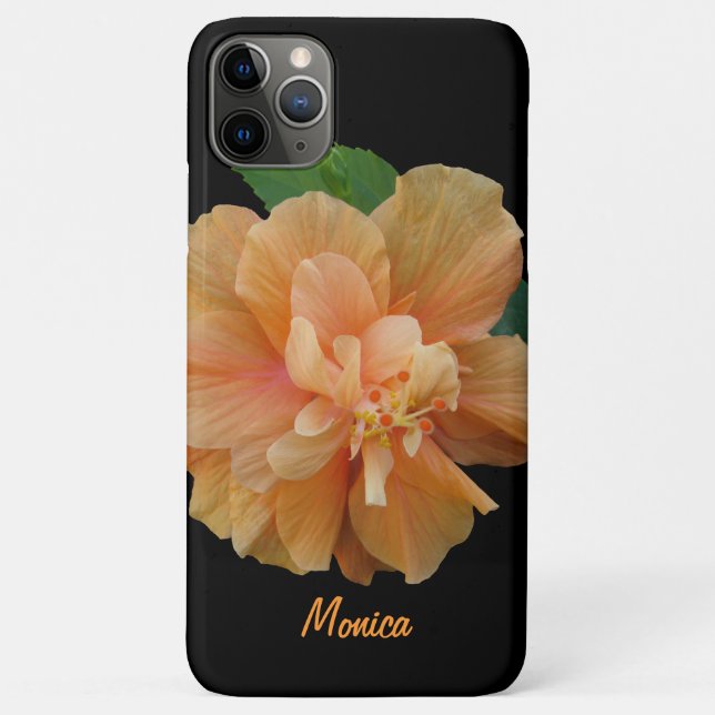 Hibiscus with your Name Case-Mate iPhone Case (Back)