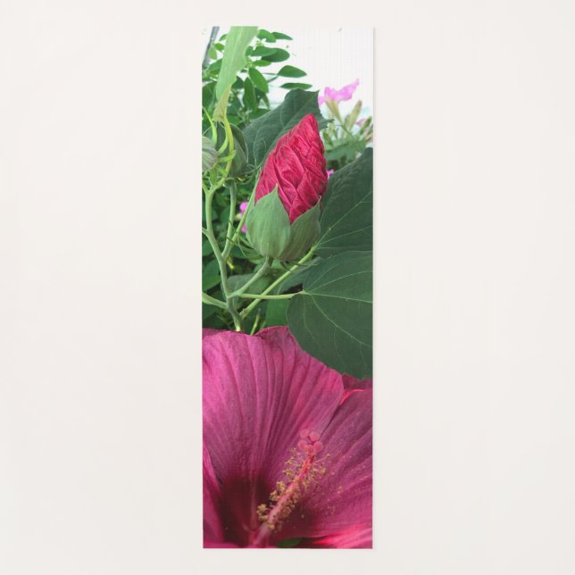 Hibiscus  yoga mat (Front)