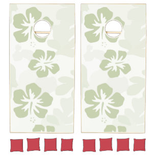 Hibiscus Zazzle_Growshop. Cornhole Set