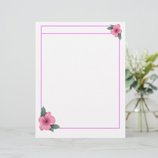 hibiscusletterhead (Standing Front)