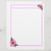 hibiscusletterhead (Front/Back)