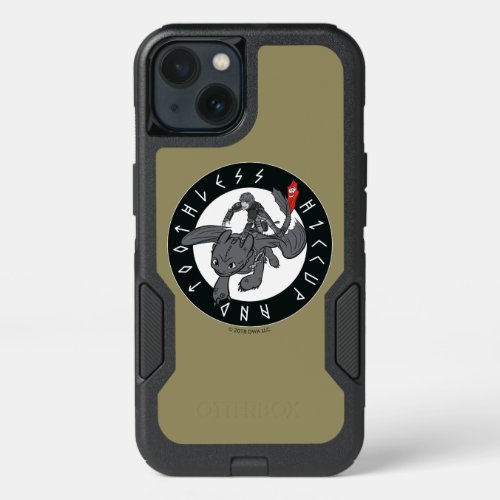 Hiccup And Toothless Runic Icon iPhone 13 Case
