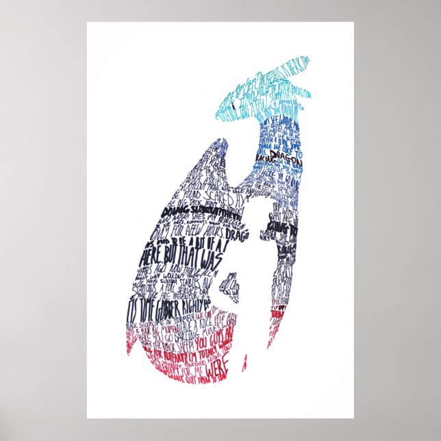 Hiccup  Toothless Poster (Front)