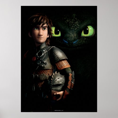 Hiccup  Toothless Poster