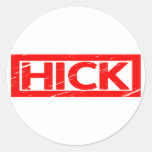 Hick Stamp Classic Round Sticker