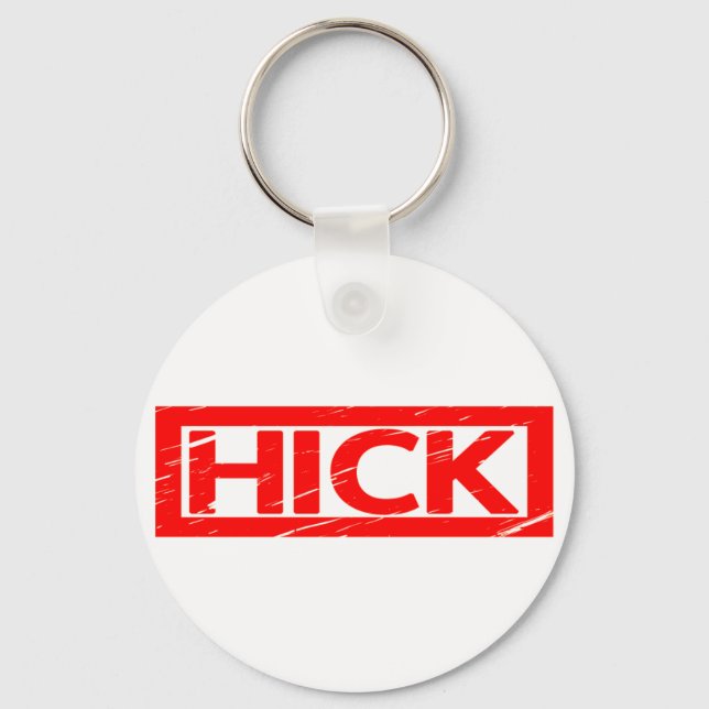 Hick Stamp Keychain (Front)
