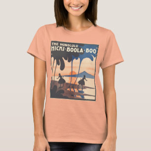 Hicki Boola Boo Ladies Burnout T-Shirt