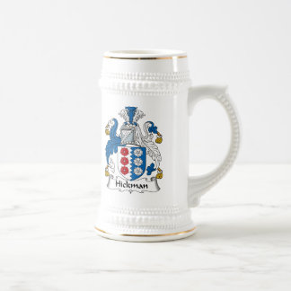 Hickman Family Crest Beer Stein