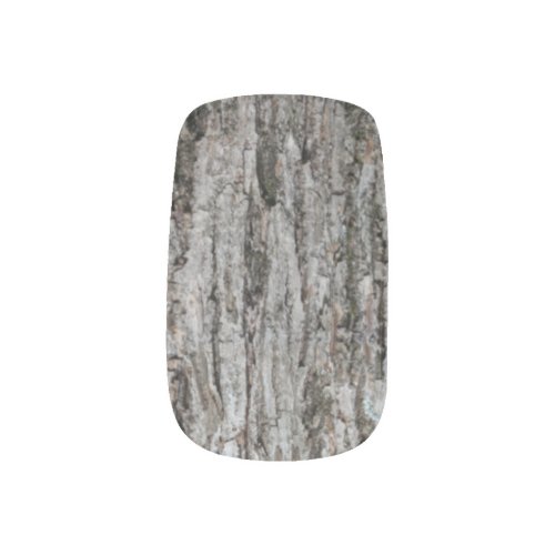 Hickory bark image minx nail art