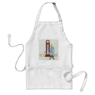 Hickory, Dickory, Dock Mother Goose Nursery Rhyme Adult Apron