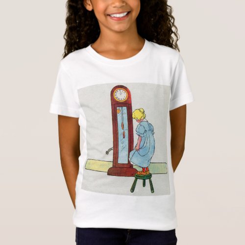 Hickory Dickory Dock Mother Goose Nursery Rhyme T_Shirt