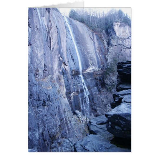 Hickory Nut Falls, Chimney Rock Park N.C. Card