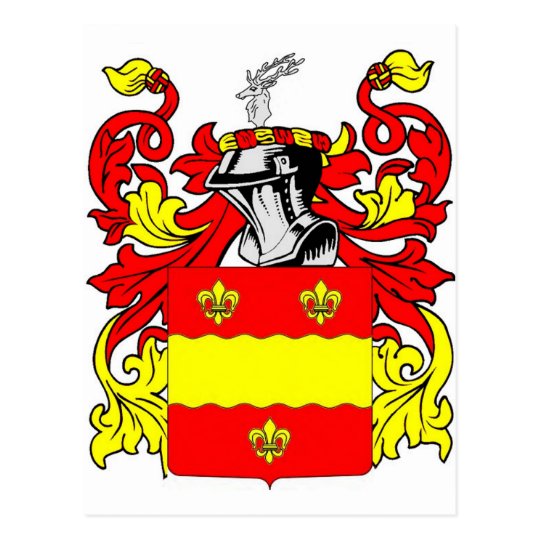 Hicks Coat of Arms Postcard