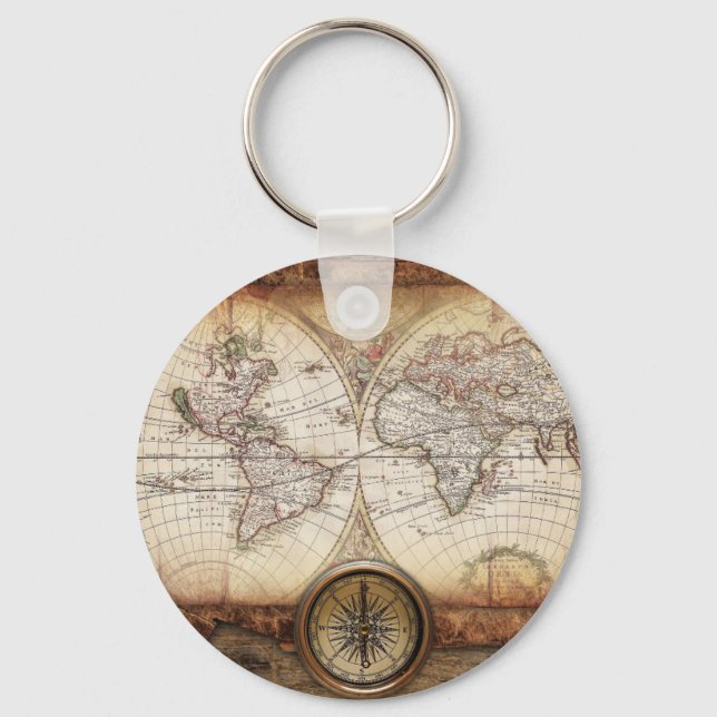 Hictorical map keychain (Front)