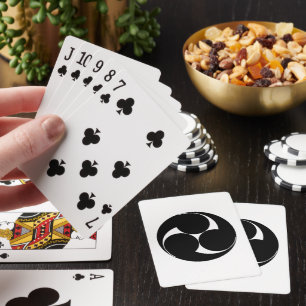 Hidari Mitsudomoe (Sketch) Bicycle Playing Cards