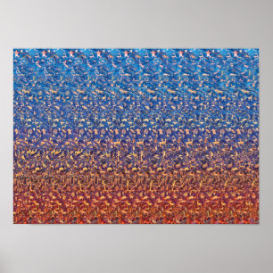 Hidden 3D Stereogram Poster - Guardian of the Past