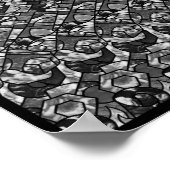 Hidden 3D Stereogram Poster - Jolly Roger, B&W | Zazzle