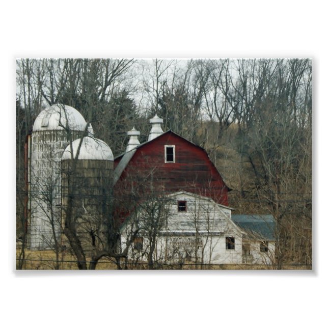 Hidden Barn 7x5 Photographic Print (Front)