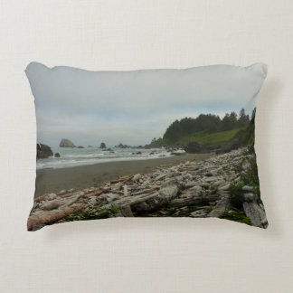 Hidden Beach I at Redwood National Park Accent Pillow