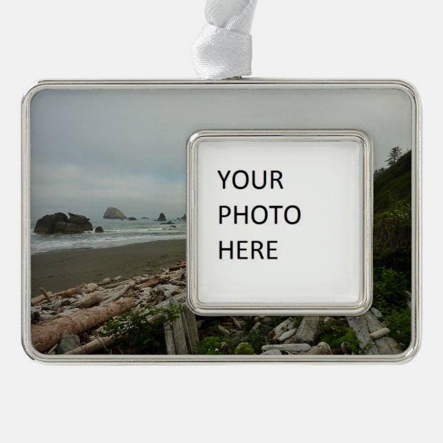 Hidden Beach I at Redwood National Park Christmas Ornament (Front)