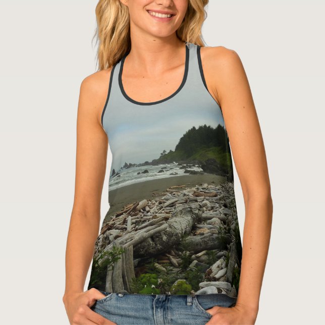 Hidden Beach I at Redwood National Park Tank Top (Front)