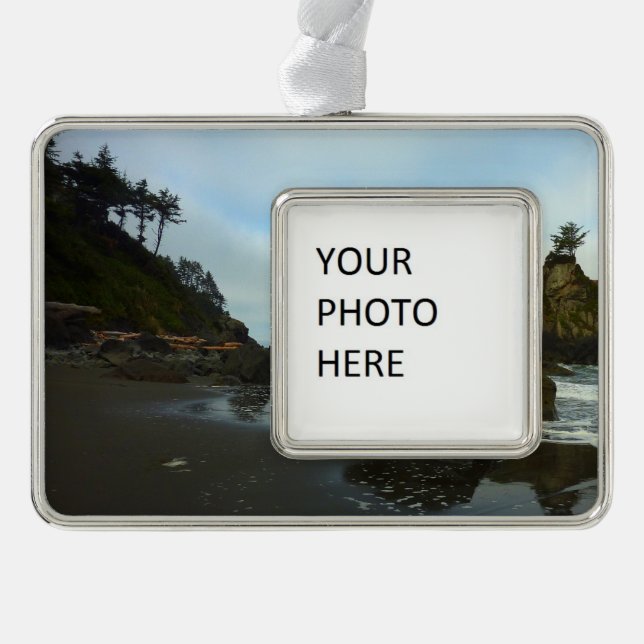Hidden Beach II at Redwood National Park Christmas Ornament (Front)