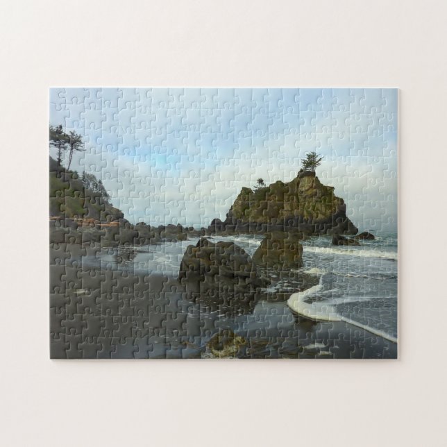 Hidden Beach II at Redwood National Park Jigsaw Puzzle (Horizontal)