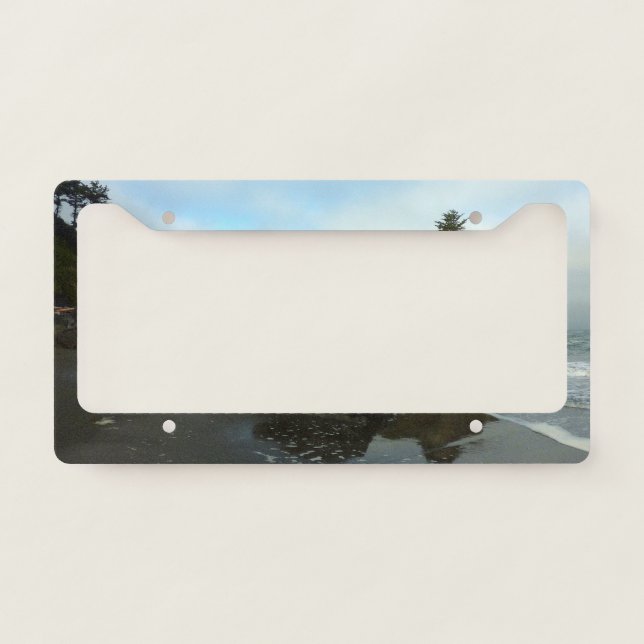 Hidden Beach II at Redwood National Park License Plate Frame (Front)