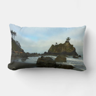 Hidden Beach II at Redwood National Park Lumbar Pillow