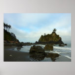 Hidden Beach II at Redwood National Park Poster