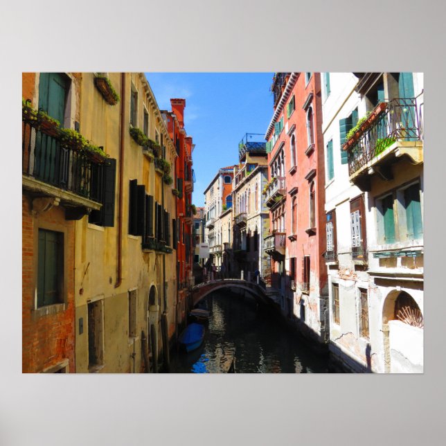 Hidden Canal in Venice - Poster (Front)