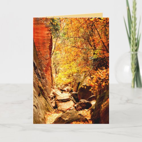 Hidden Canyon Blank All Occasion Greeting Card