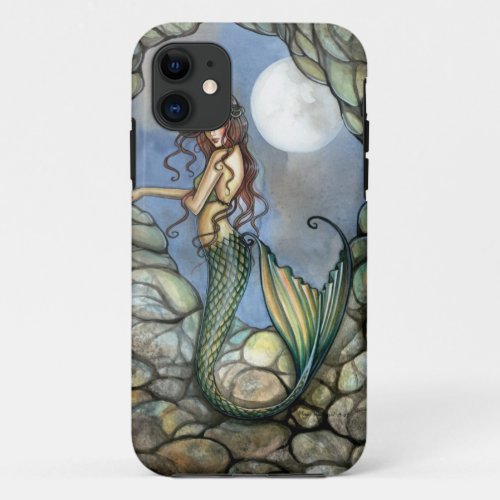 Hidden Cavern Mermaid Fantasy Art Mermaids iPhone 11 Case