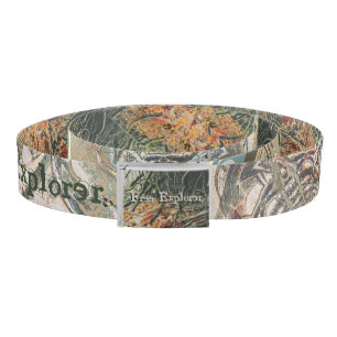Hidden Delicate Camouflage & Your Text Belt