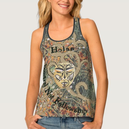 Hidden Delicate Camouflage  Your Text  Tank Top