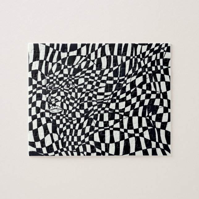 hidden face jigsaw puzzle (Horizontal)