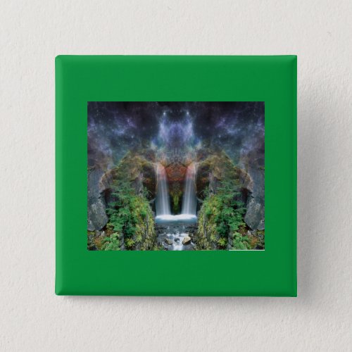 Hidden Faces in Fantasy Waterfalls Button