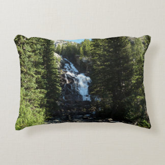 Hidden Falls in Grand Teton National Park Decorative Pillow