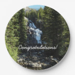 Hidden Falls in Grand Teton National Park Paper Plates
