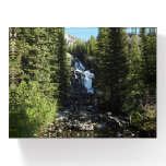 Hidden Falls in Grand Teton National Park Paperweight