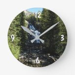 Hidden Falls in Grand Teton National Park Round Clock