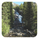 Hidden Falls in Grand Teton National Park Square Sticker