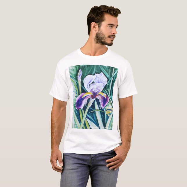 Hidden Figures of an Iris T-Shirt (Front Full)